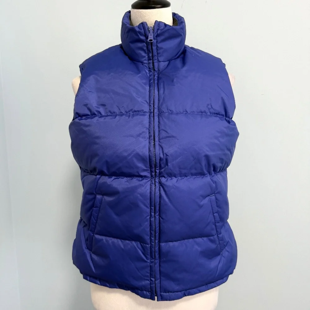 Cherokee Wintertime Women’s Reversible quilted Down Feather Filled Vest Size S
